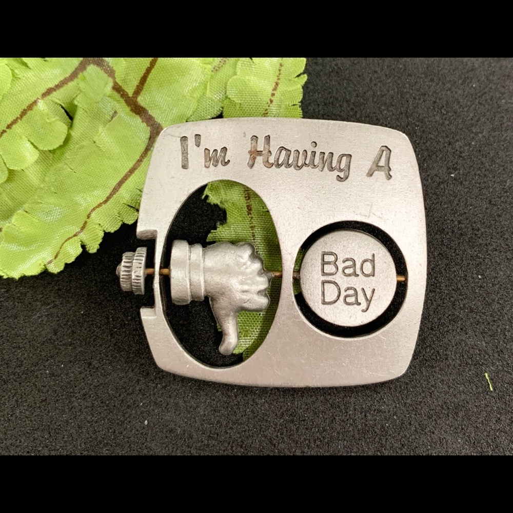 Vintage JJ I’m Having A Good Day Brooch